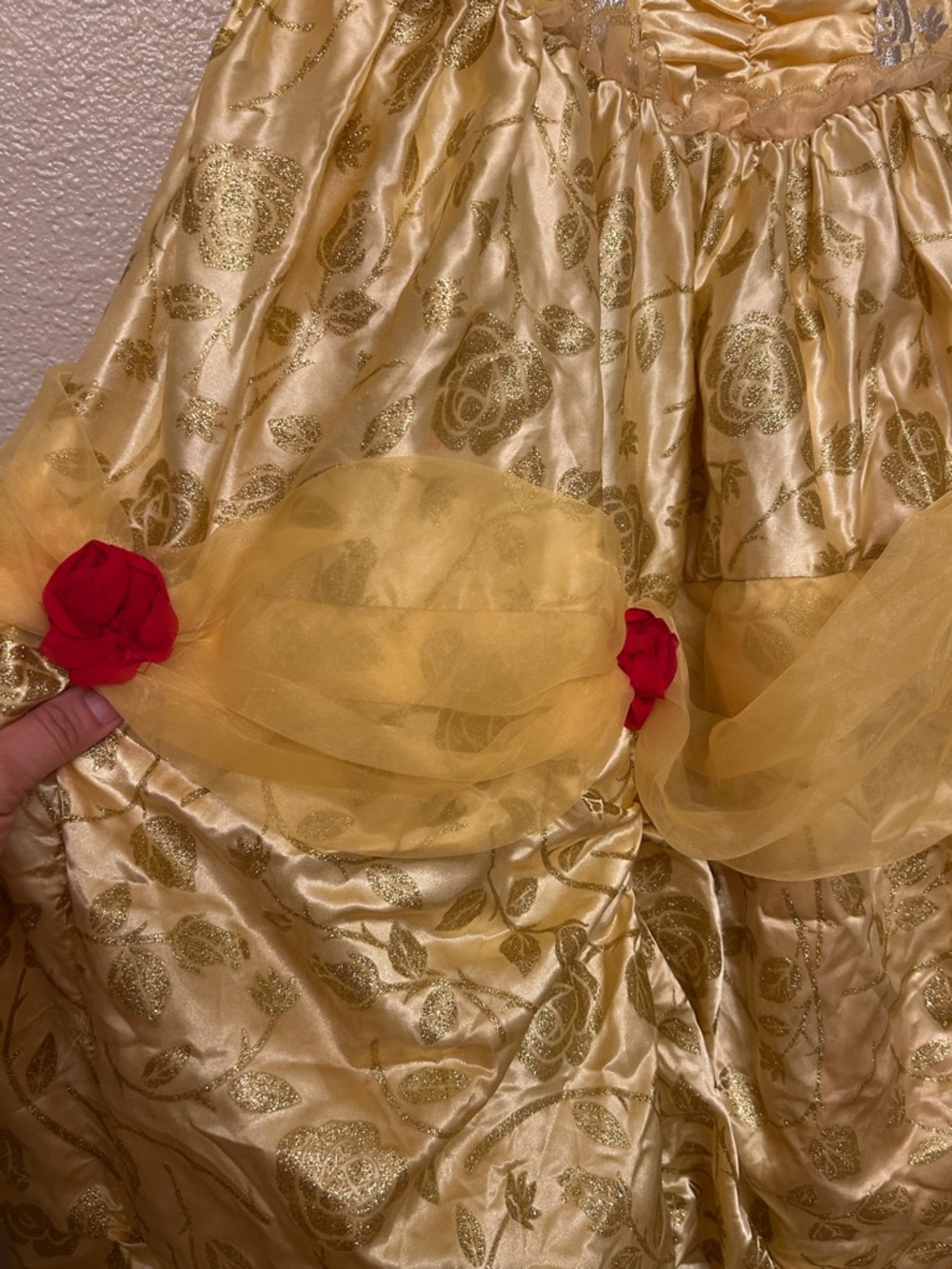 Disney Parks Castle Collection Princess Belle Costume Dress Size 7/8 - Picture 5 of 6